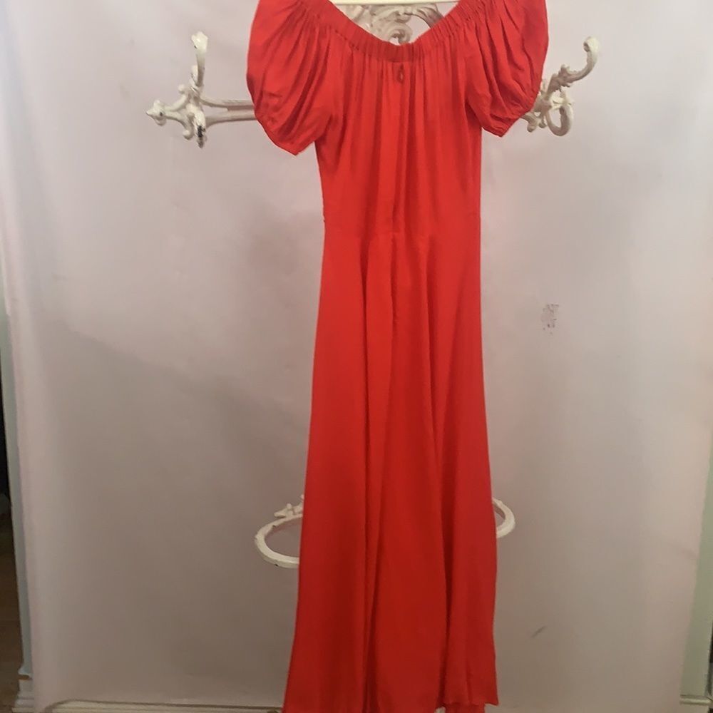 REFORMATION RED DRESS SIZE 0‎ - Picture 9 of 11